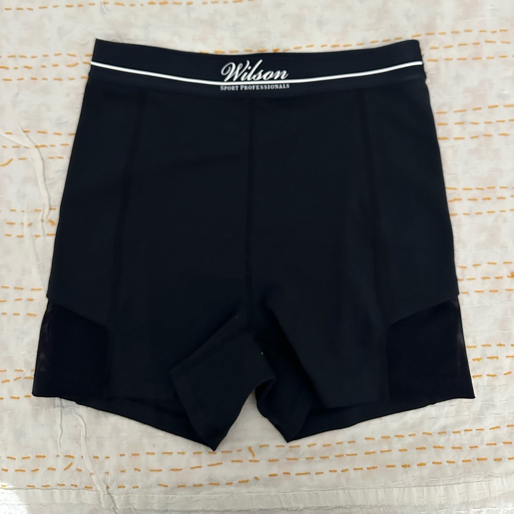 WILSON TENNIS BALL SHORT (BLACK/SMALL)